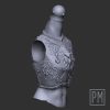 Female Lion knight Torso | Unpainted - Image 3