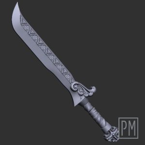 Lion knight Sword | Unpainted