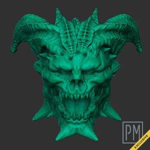 Orlak Demon Head | Unpainted
