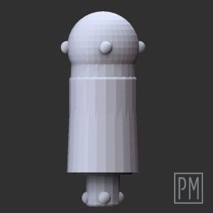 Neck peg 2.0 to 2.0 peg | Unpainted