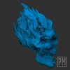 Hellish Skeleton Head | Unpainted - Image 5