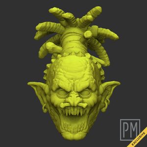 Sideshoworc Bones Head | Unpainted