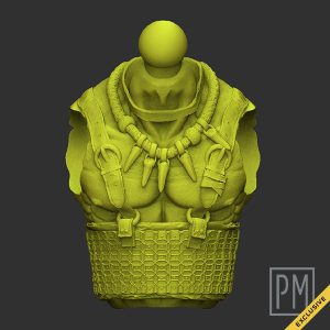 Sideshoworc Bones Torso | Unpainted