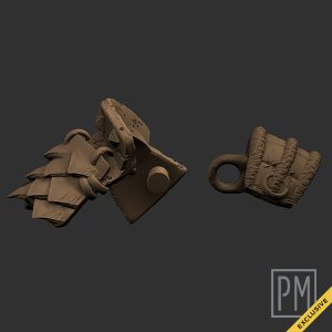 Ximo Reef Finder Pauldrons | Unpainted