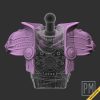 Edu The Artificer Pauldrons | Unpainted - Image 2