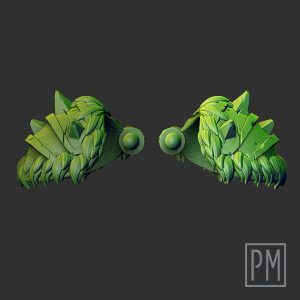 Hyena Pauldrons | Unpainted