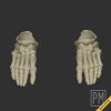 Skeleton armor set | Unpainted - Image 7
