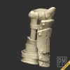 Skeleton armor Legs | Unpainted - Image 4