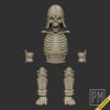 Skeleton armor set | Unpainted - Image 2
