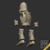 Skeleton armor set | Unpainted - Image 3