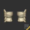 Skeleton armor set | Unpainted - Image 8