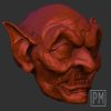 Angry Prince Goblin Head | Unpainted - Image 3