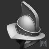 Gladiator helmet model A | Unpainted - Image 4