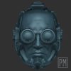 Mr. Freeze head Googles | Unpainted - Image 2