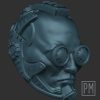 Mr. Freeze head Googles | Unpainted - Image 3