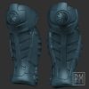 Mr. Freeze legs | Unpainted - Image 2