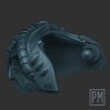 Mr. Freeze pauldrons (pair) | Unpainted - Image 2