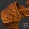 Saracen Warrior Pauldrons v.1| Unpainted - Image 3