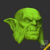 Borzall sideburn head | Unpainted - Image 5