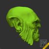 Borzall sideburn head | Unpainted - Image 7