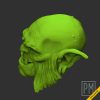 Borzall sideburn head | Unpainted - Image 9