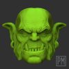 Borzall sideburn head | Unpainted - Image 2