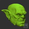 Borzall sideburn head | Unpainted - Image 4