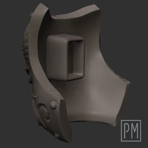Goat Chest Plate | Unpainted - Image 4