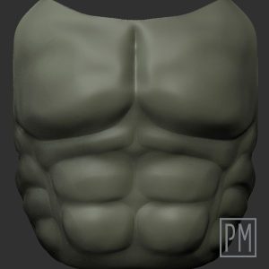 Muscle Chest Plate | Unpainted