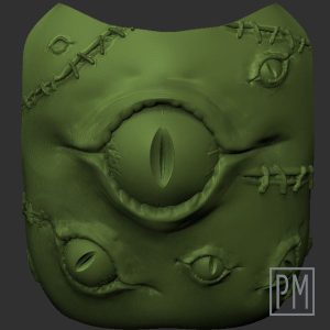 Evil Eyes Chest Plate | Unpainted