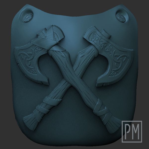 Axe master Chest Plate | Unpainted