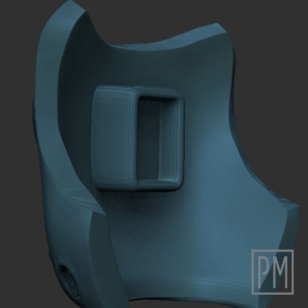 Axe master Chest Plate | Unpainted - Image 4
