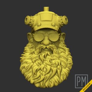 Spaceminer Head | Unpainted