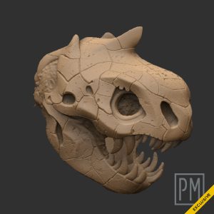 Dinobones v2 head | Unpainted